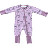 Long Sleeve Zip Romper Hair Bow - Rompers - 1 - thumbnail