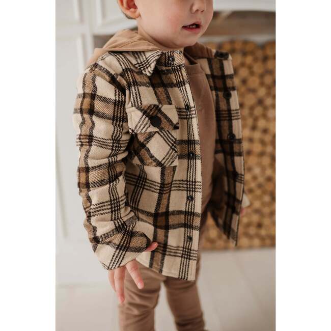 Hooded Shacket Desert Plaid - Jackets - 6
