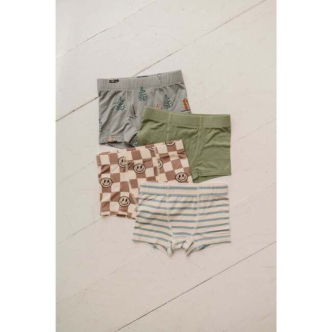 Boy's Boxers Ski Blue Stripe - Underwear - 2