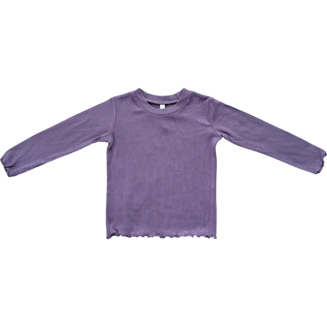 Lettuce Hem Tee Plum