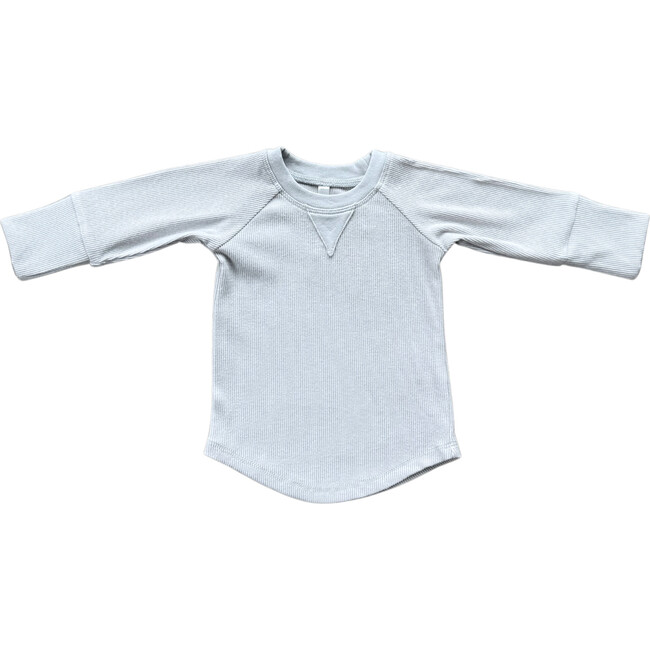 Ribbed Top Gray Dawn