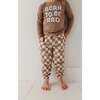 Boy's Joggers Smiley Check in Portabella - Pants - 1 - thumbnail