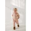 Terry Zip Romper Fawn - Rompers - 6