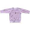 Girl's Raglan Sweatshirt Ski in Mauve - Sweatshirts - 1 - thumbnail