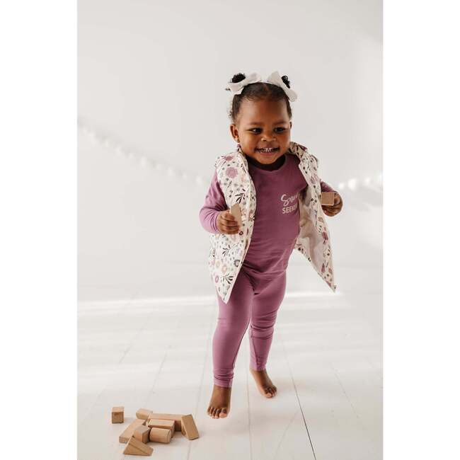 Puffer Vest Winter Floral - Vests - 2