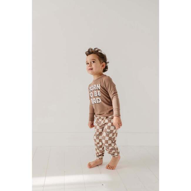 Boy's Joggers Smiley Check in Portabella - Pants - 3
