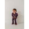 Flare Pants Dusky Orchid Stripe - Pants - 3