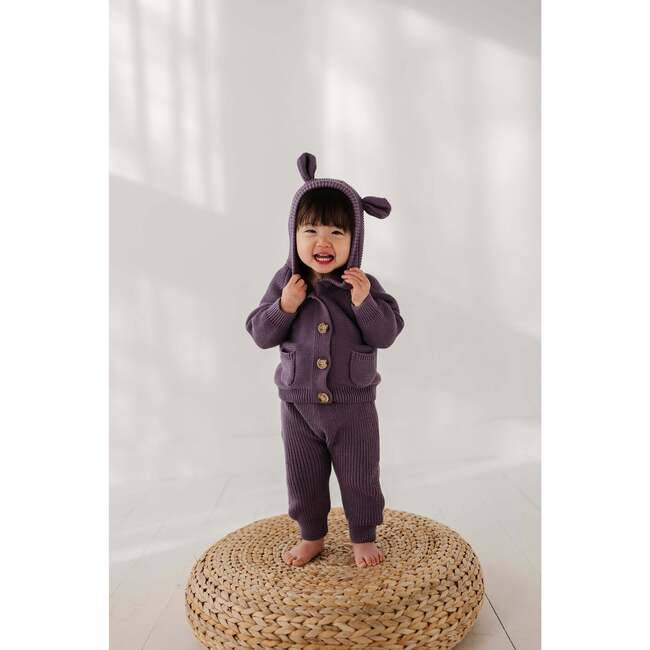 Knit Pants Plum - Pants - 4