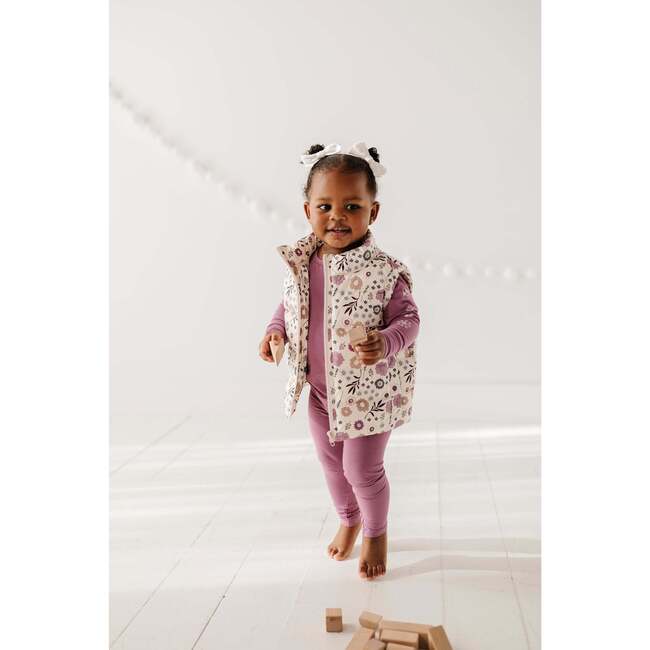 Puffer Vest Winter Floral - Vests - 3