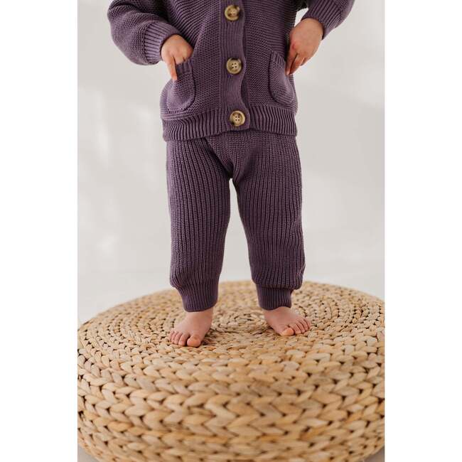 Knit Pants Plum - Pants - 6