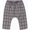 Navy Check Alex Baby Pants - Pants - 1 - thumbnail