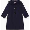 Navy Celestina Girl Coat - Coats - 1 - thumbnail