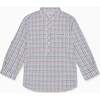 Ivory Check Mateo Long Sleeve Boy Shirt - Shirts - 1 - thumbnail
