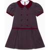 Burgundy Check Camala Girl Drop Waist Dress - Dresses - 1 - thumbnail