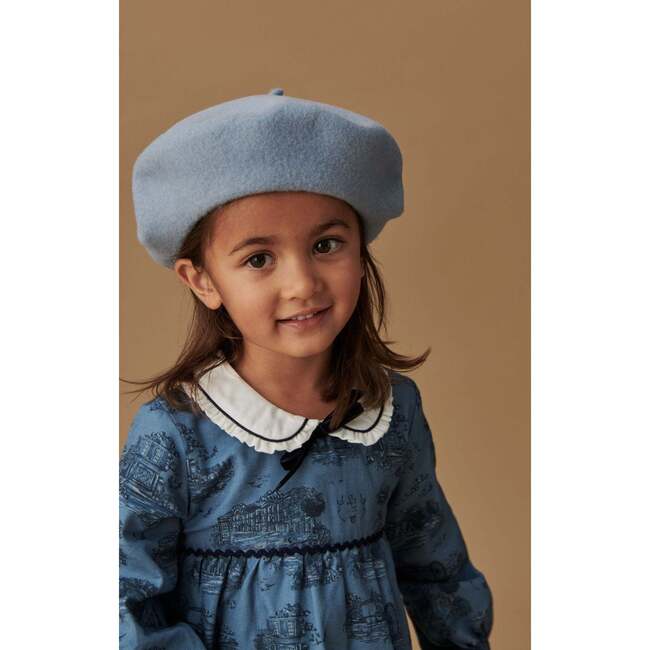 Blue Toile De Jouy Luisetta Baby Girl Set - Mixed Apparel Set - 2