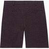 Burgundy Check Lucas Boy Shorts - Shorts - 3