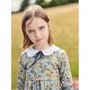 Blue Floral Ruby Girl Dress - Dresses - 2