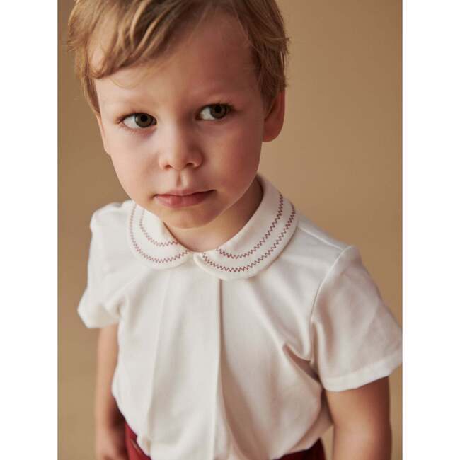 Burgundy Alva Corduroy Baby Boy Set - Mixed Apparel Set - 2