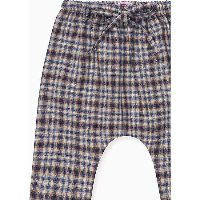 Navy Check Alex Baby Pants - Pants - 3
