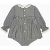 Black Gingham Aurelia Baby Girl Set - Mixed Apparel Set - 4
