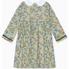 Blue Floral Ruby Girl Dress - Dresses - 4