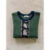 Olive Green Dolfito Merino Girl Sweater - Sweaters - 2