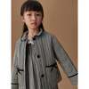 Black Gingham Aurelia Girl Empire Dress - Dresses - 2