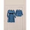 Blue Toile De Jouy Luisetta Baby Girl Set - Mixed Apparel Set - 5