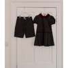 Burgundy Check Camala Girl Drop Waist Dress - Dresses - 5