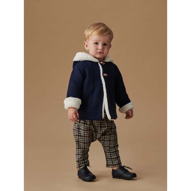 Navy Check Alex Baby Pants - Pants - 5