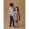 Ivory Check Mateo Long Sleeve Boy Shirt - Shirts - 5