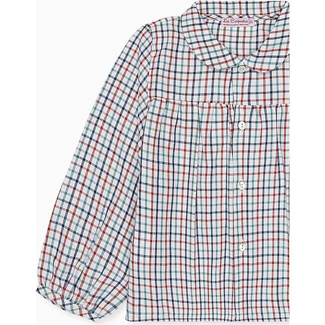 Ivory Check Dante Long Sleeve Baby Shirt - Shirts - 3
