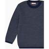 Blue Bromo Merino Jacquard Boy Sweater - Sweaters - 3