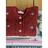 Burgundy Denali Merino Girl Cardigan - Cardigans - 6