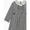 Black Gingham Aurelia Girl Empire Dress - Dresses - 3