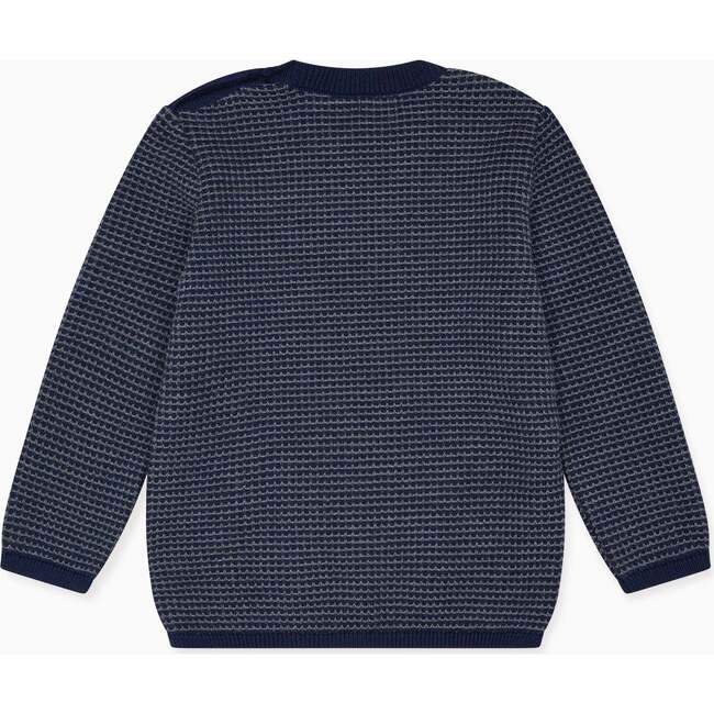 Blue Bromo Merino Jacquard Boy Sweater - Sweaters - 4