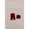 Burgundy Alva Corduroy Baby Boy Set - Mixed Apparel Set - 5