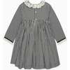 Black Gingham Aurelia Girl Empire Dress - Dresses - 4