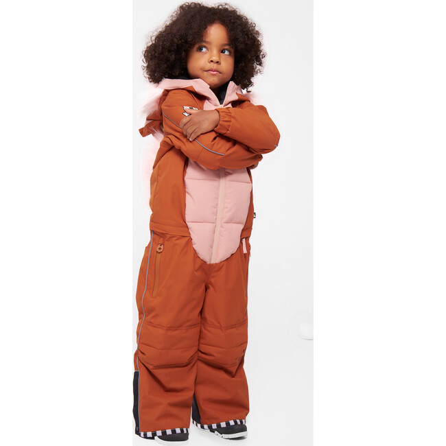 SQUIRDO Snowsuit, Brown - Snowsuits - 3