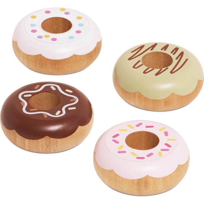 Wooden Doughnut Play Food Set