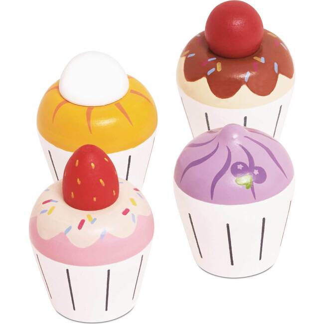 Wooden Cupcake Play Food Set