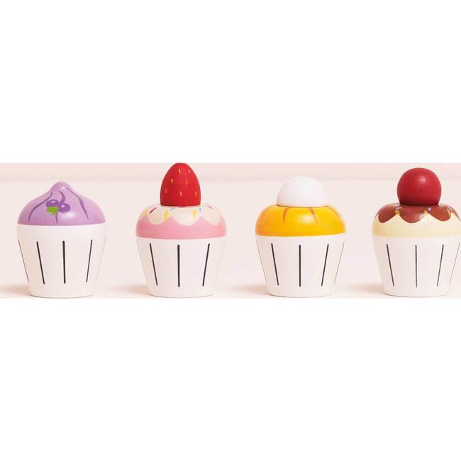 Wooden Cupcake Play Food Set - Play Food - 2