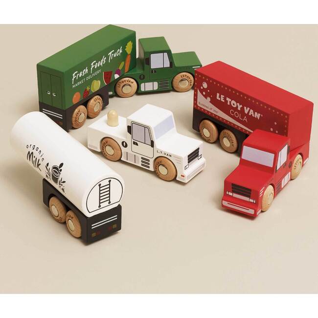 Wooden Toy Trucks - Transportation - 2