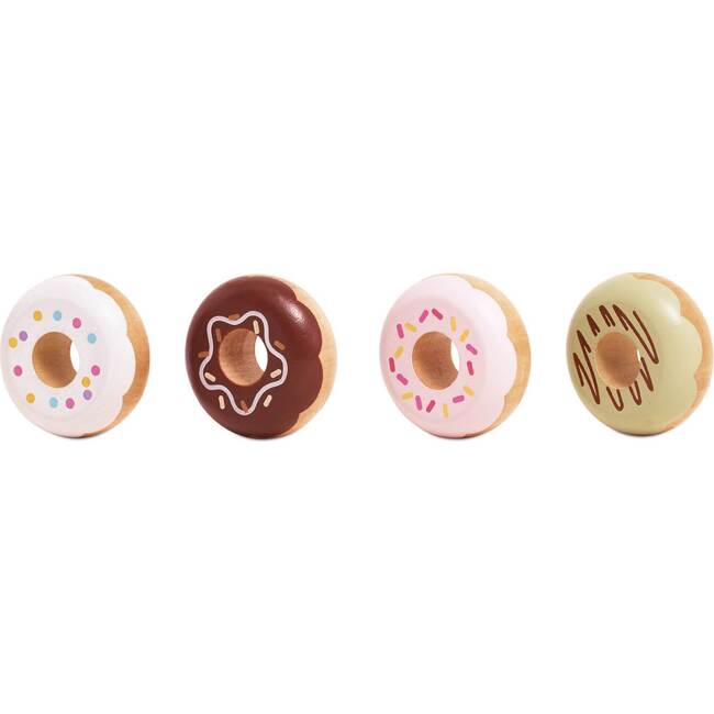Wooden Doughnut Play Food Set - Play Food - 3