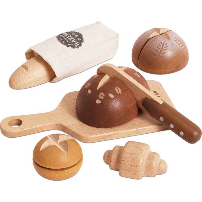 Bread, Loaf and Knife Set