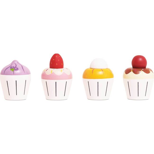 Wooden Cupcake Play Food Set - Play Food - 3