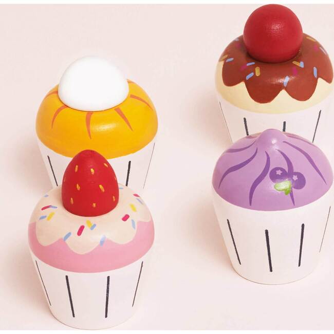 Wooden Cupcake Play Food Set - Play Food - 4