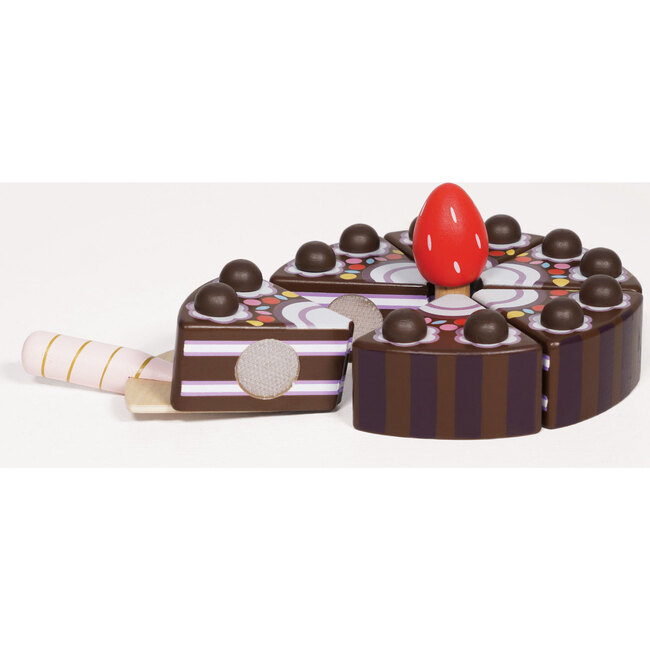 Chocolate Gateau Sliceable Cake - Play Food - 2