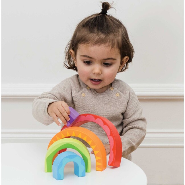 Rainbow Tunnel Toy - Developmental Toys - 4