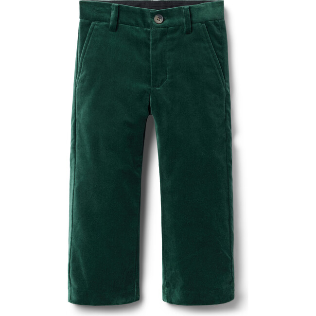 The Velvet Party Pant, Green